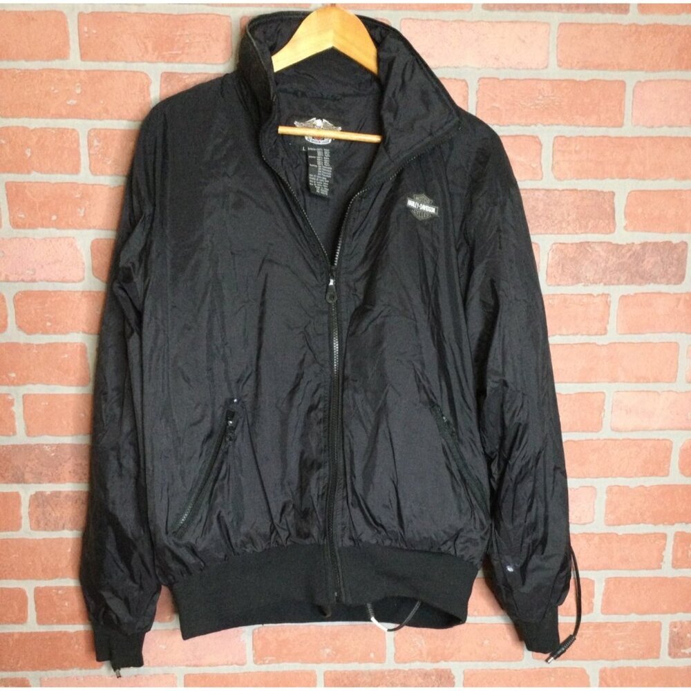 Harley Davidson Mens Heated Jacket With Thinsulate Insulation Nylon Black Size L